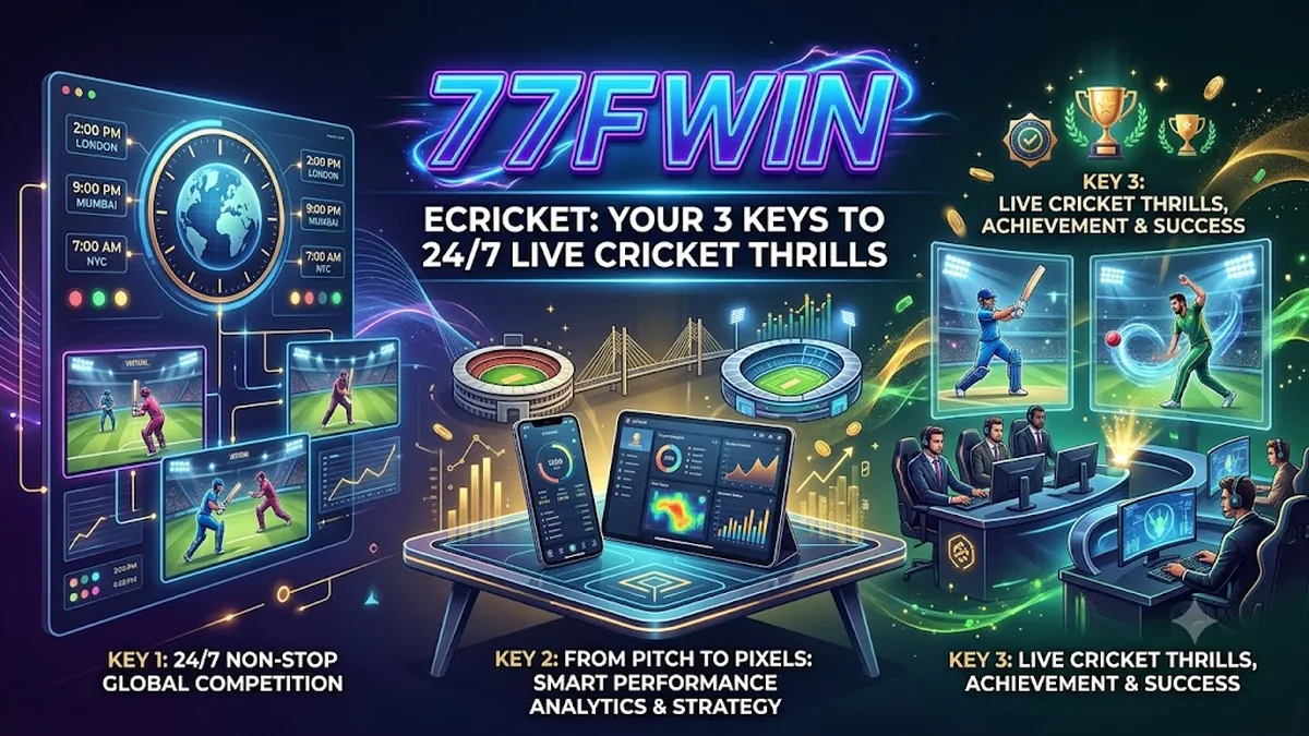 Ecricket: 24/7 Live Cricket, IPL Score & Cricket Betting | 77FWIN